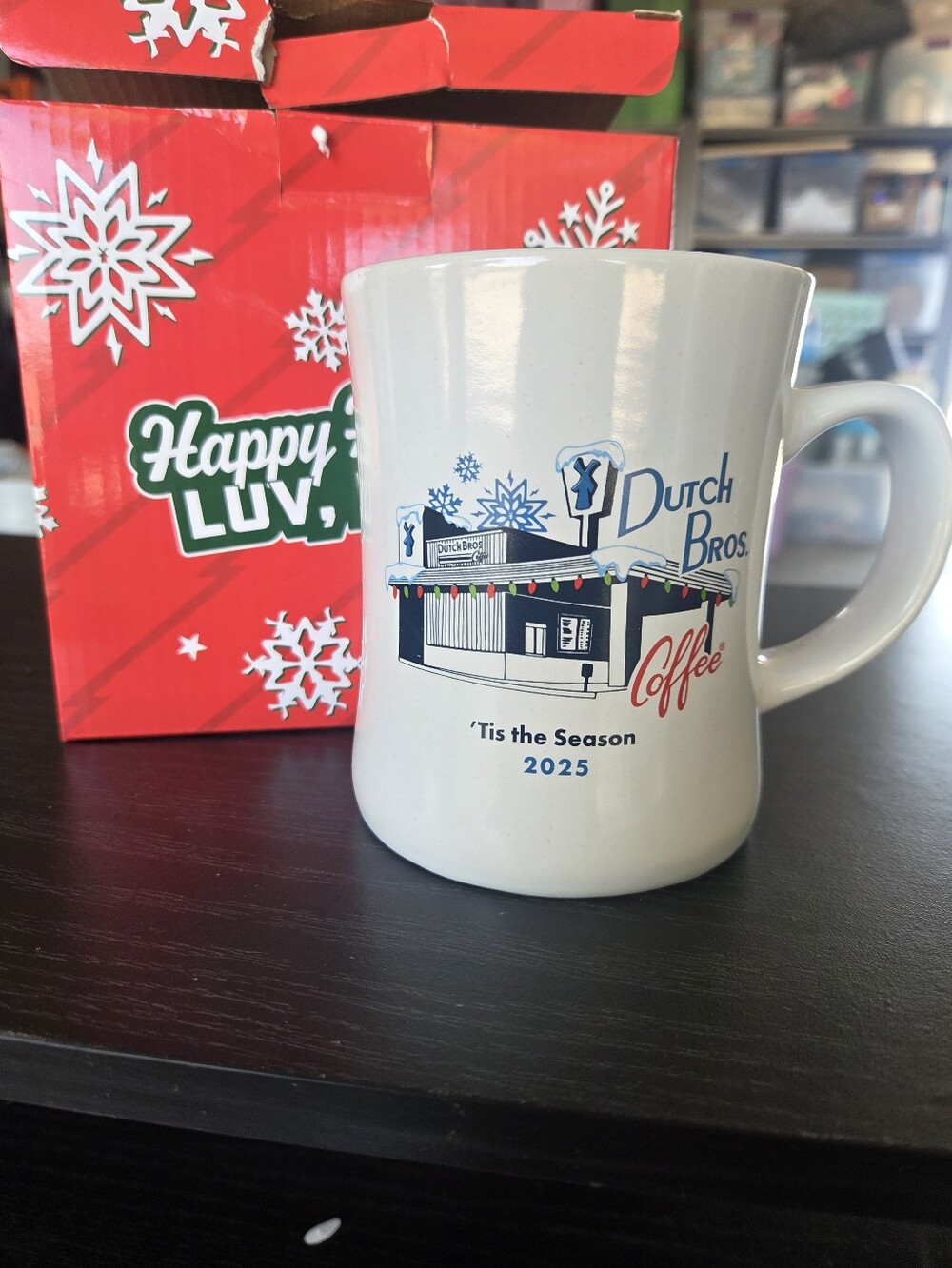 Brand New Dutch Bros Christmas 2025 Coffee Mug Holidays